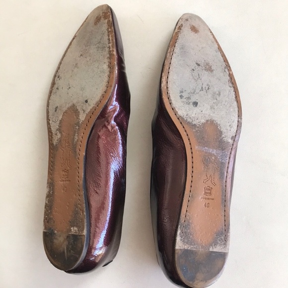 Marni patent burgundy flats size 40/9.5 - Picture 5 of 8